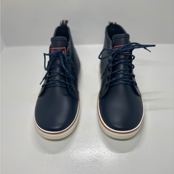 Fashionable Navy Blue unisex waterproof boots EU 42 men’s 9 women’s 11.5 - Picture 3 of 7